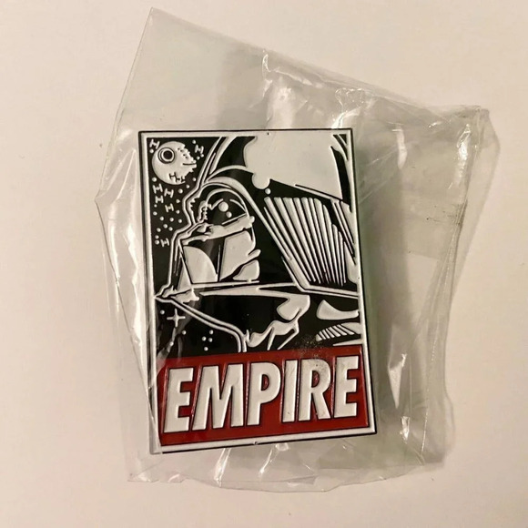 Star Wars Empire Enamel Metal Pin Double  Rubber Backing - Picture 1 of 9